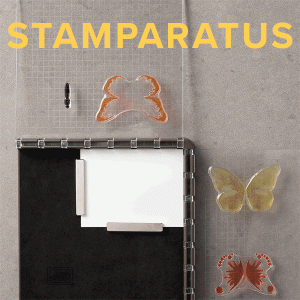 Der Stamparatus ist das neue Werkzeug, das Stampin' Up! entwickelt hat. Es ist eine neue Welt des Stempelns.
