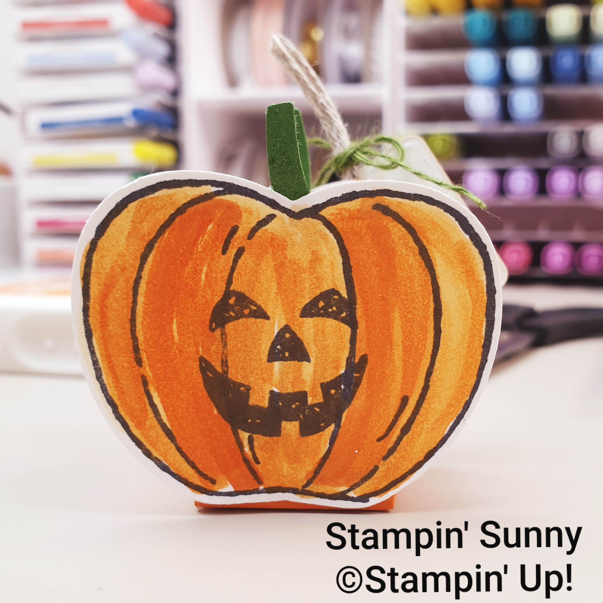 Ein kleines Halloween Goodie für unseren Blog Hop Halloween 2019 des Teams Stampinclub